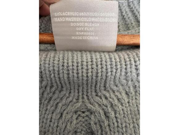 Taylor Swift Tortured Poets Department Gray Cardigan Knit Sweater Women’s XS/S - Picture 8 of 10